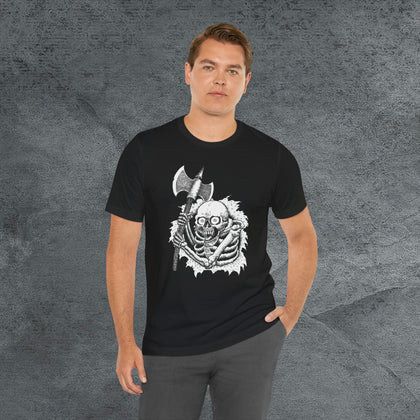 Skeleton Ripper RPG Shirt - Exclusive Art by Carlos Castilho - Skateboard Deck Tribute Shirt