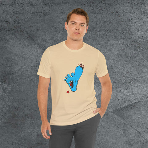 Screaming Foot VS D4 RPG T-Shirt with Exclusive Art by Billy Blue - Skateboard Deck Tribute Shirt